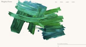 Screenshot von Brigitta Franz' Webseite