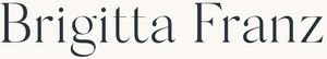 Schriftzug "Brigitta Franz"